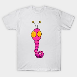 cute pink worm T-Shirt